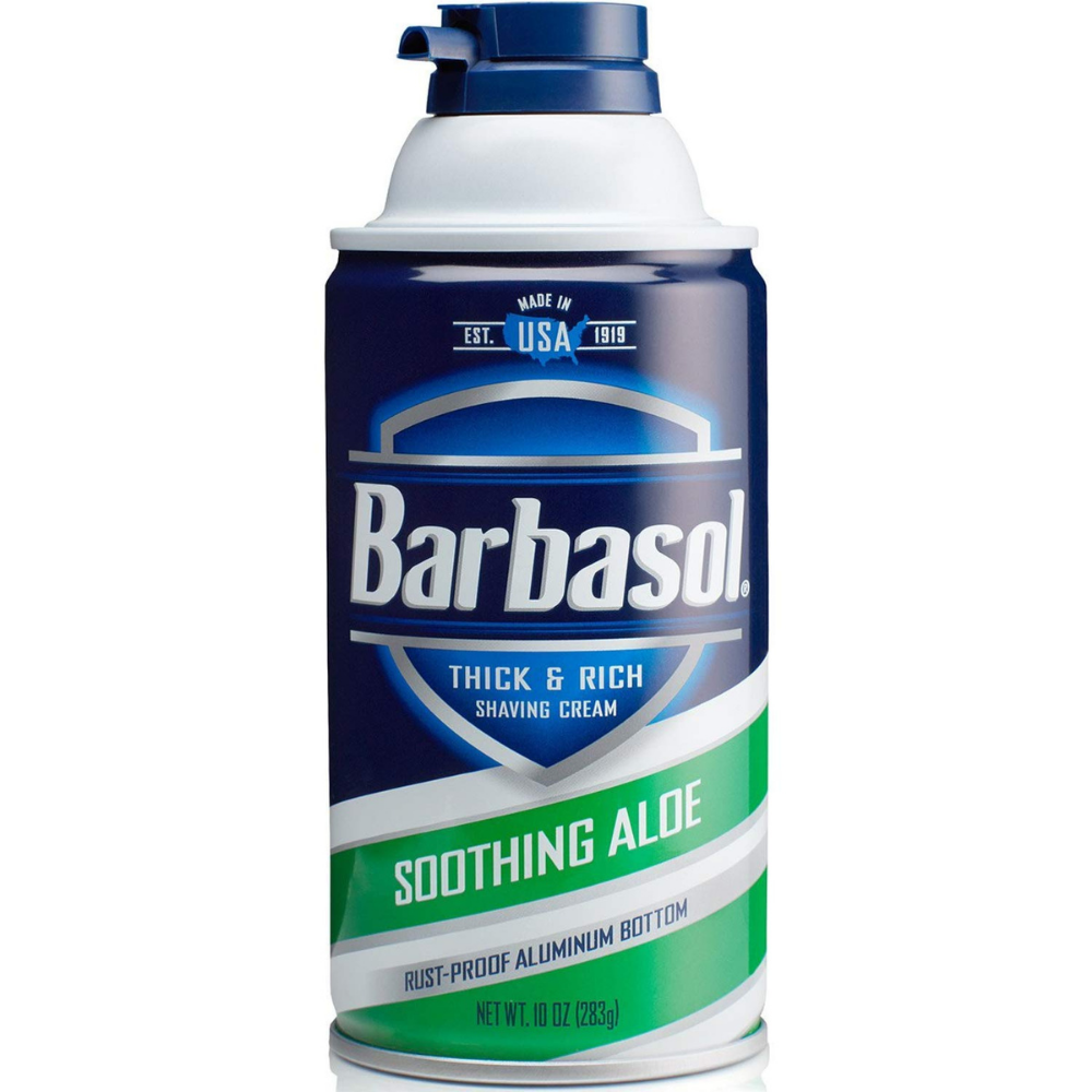 Barbasol Soothing Aloe 10oz product package