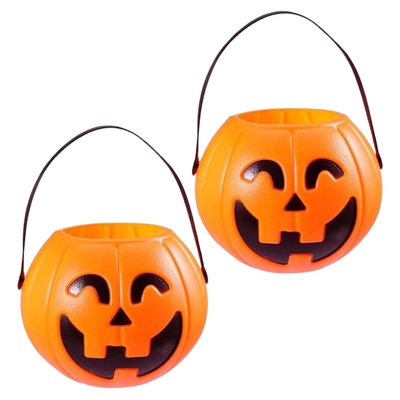 Pumpkin Candy Bucket for Trick-or-Treating