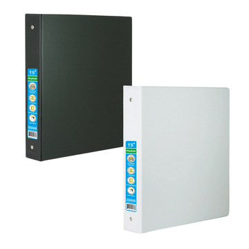 Carpeta dura de 1.5″ negro o blanco para documentos