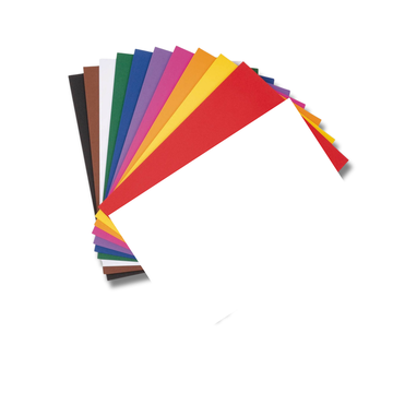 Cartulina carta 200 g/m² blanca o surtido de colores brillantes