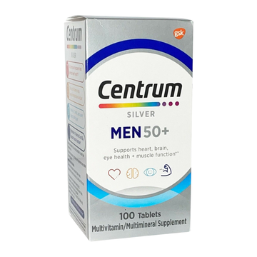 Centrum Silver Men multivitamínico 50+ 100 tabletas
