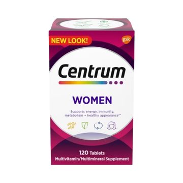 Centrum multivitamínico para mujeres 120 tabletas