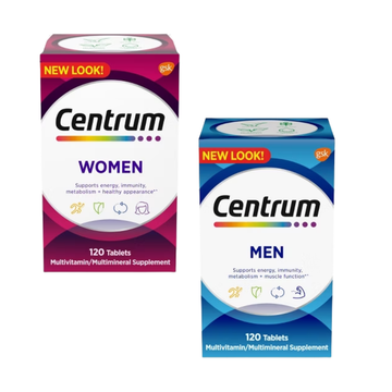 Centrum multivitamínico para mujeres y hombres 120 tabletas