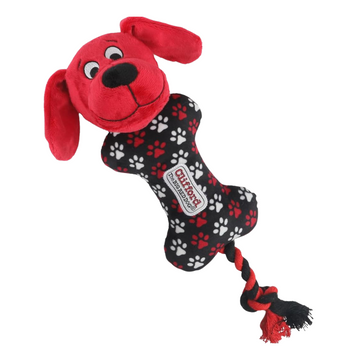 Clifford Busy Body Rope N Wrangle plush pet toy interactivo