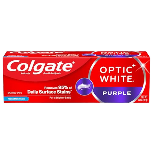 Colgate Optic White Purple Toothpaste (4.2 oz)