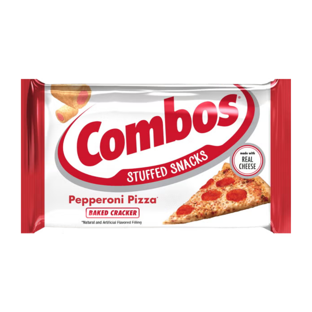 Combos Pepperoni Pizza Cracker 1.7 oz snack salado