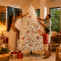 6FT Artificial Christmas Tree 568 Tips AA2024-11-0906 / AA2024-11-0907 – Green or White