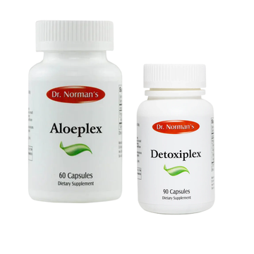 Dr Norman AloepLEx 60 cap y Detoxiplex 90 cap