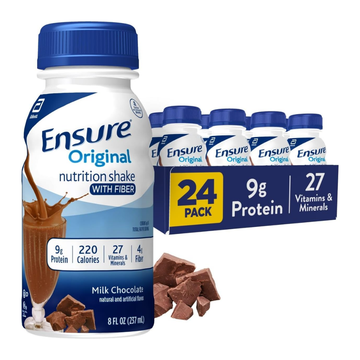 Pack 24 Ensure Chocolate Nutrición Completa 8 oz por botella