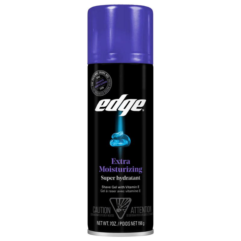 Edge Extra Moisturizing Shave Gel with Vitamin E (7 oz)