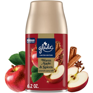 Glade Apple Recarga de Spray para Ambientador Automático, 6.2 oz
