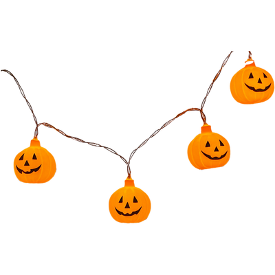 Pumpkin LED String Lights Halloween Garland