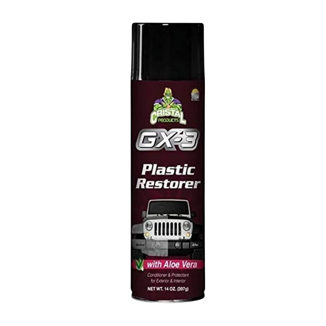 Spray GX-3 Restaurador de Plástico con aloe vera y protección UV