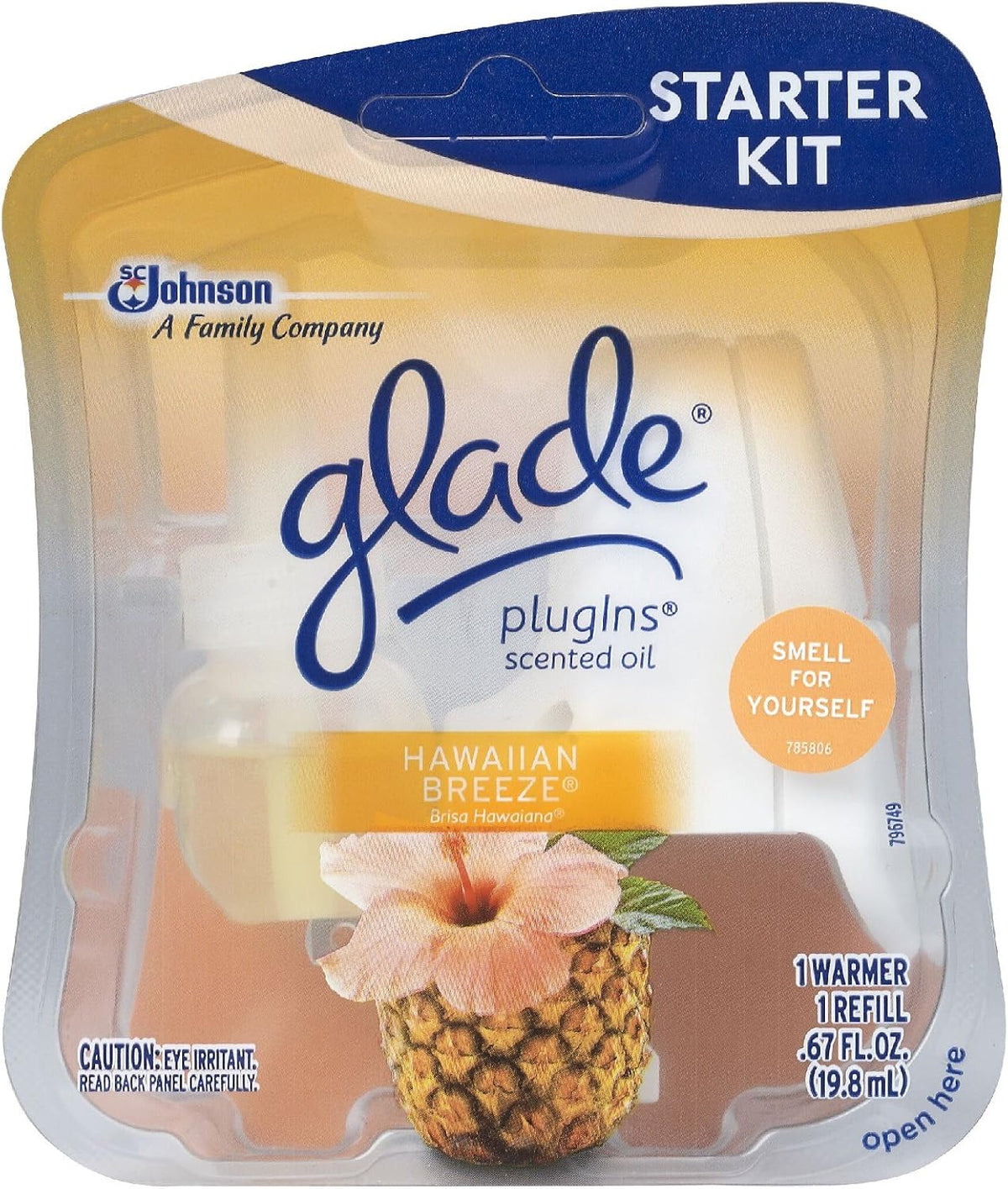Glade PlugIns Scented Oil Starter kit  Air Freshener  Hawaiian Breeze®  1.34 oz Farmacias savia