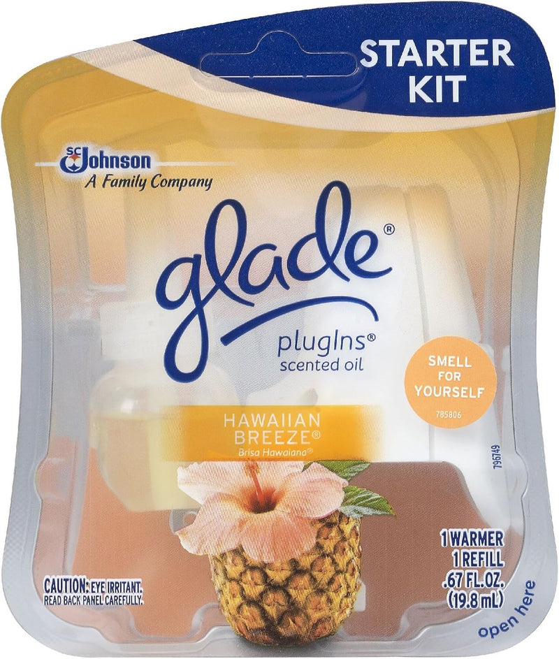 Glade PlugIns Scented Oil Starter kit  Air Freshener  Hawaiian Breeze®  1.34 oz