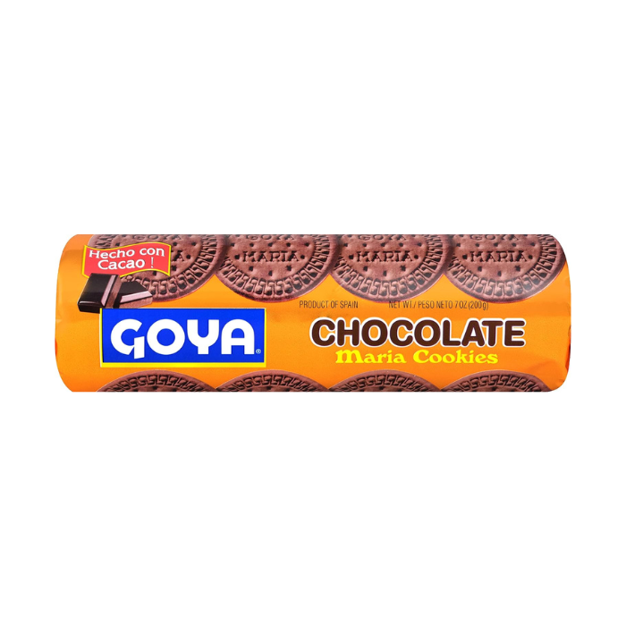
Goya Galletas de chocolate María, ligeras, crujientes, loncheras, postres, 7 onzas | Light and Crisp, Sweet Snack for Coffee, Lunchboxes and Desserts, Goya...