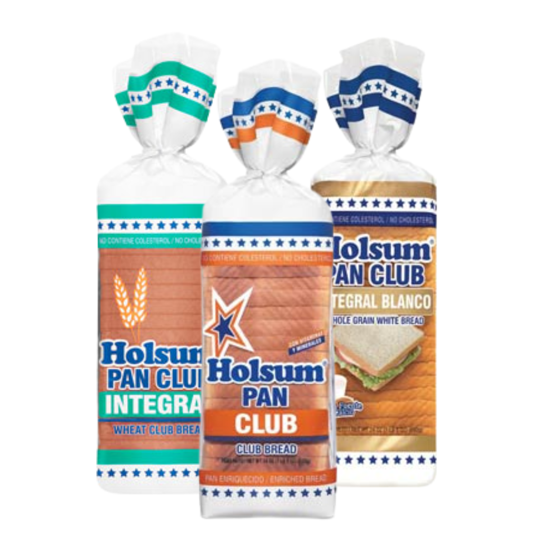 Pan Holsum blanco, integral o integral blanco 24 oz