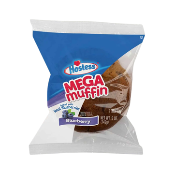 Hostess Mega Muffin Blueberry 5 oz muffin individual de arándanos