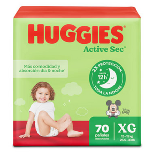 HUGGIES Little Movers Active Sec Diapers, Size 4