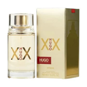 Botella de HUGO BOSS HUGO XX Eau de Parfum (3.3 oz) para mujer