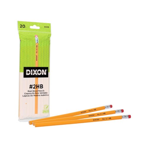 Dixon #2 Woodcase Pencils (20 Pack)