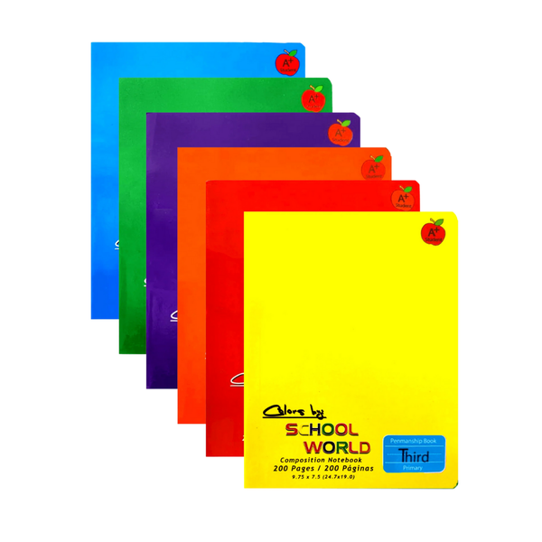 Libreta de escritura First, Second o Third