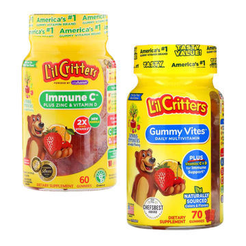 Lil Critters gomitas Immune C 60 ct y Gummy Vites 70 ct