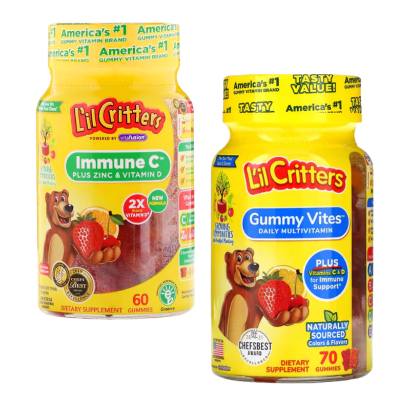 Lil Critters Immune C & Gummy Vites Variety (60 ct | 70 ct)