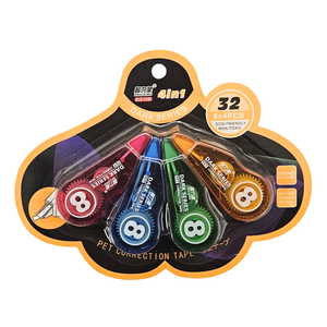 Cinta Correctora Mini Dark Series - Paquete de 4 (8M c/u)