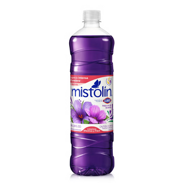 Botella Mistolin 28 oz aroma Lavanda para limpieza multi‑superficie