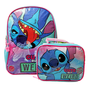 Disney Stitch Backpack with Lunch Bag (16 )