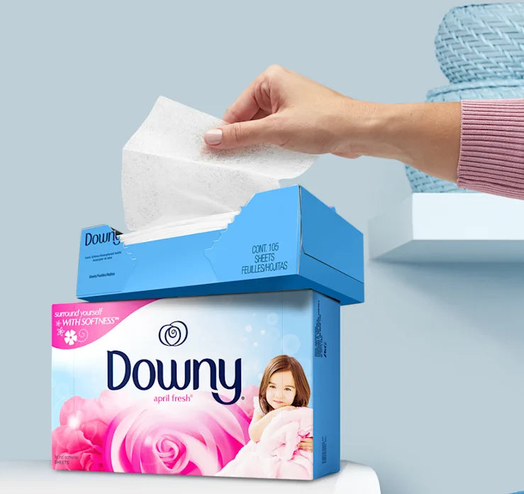 Downy Hojas para secadora April Fresh – 120 unidades