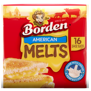American Melts Queso en Lascas Borden (12 oz, 16 lascas)
