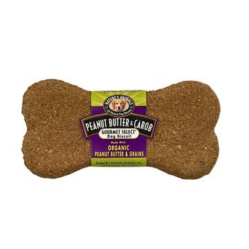 Nature's Animals Gourmet Select organic dog biscuit peanut butter carob