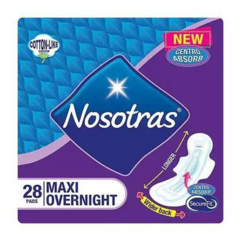Nosotras Maxi Overnight Pads (28 units)