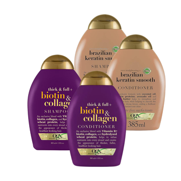 OGX shampoo o acondicionador variedad 13 oz keratina biotina coco