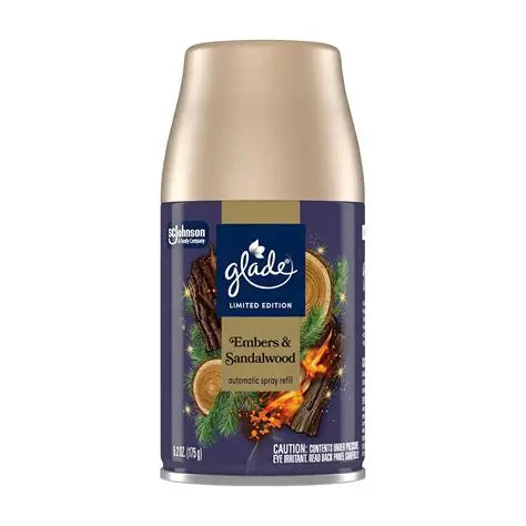 Glade Embers Recarga de Spray para Ambientador Automático, 6.2 oz