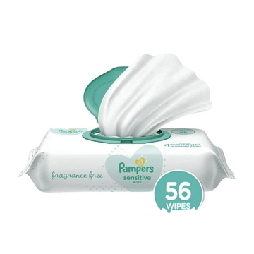 Paquete de Toallitas Pampers Baby Wipes Sensitive (56 ct) – limpieza suave