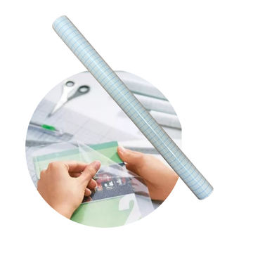Hoja de papel adhesivo transparente AA2024-11-0734 para documentos y manualidades