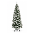 Flocked Pencil Christmas Tree with 646 Tips