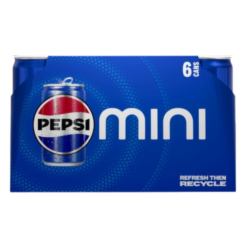Pepsi 6 pack latas 7.5 oz