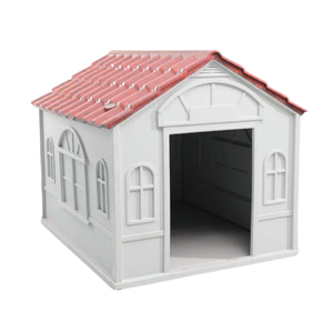 Casa para mascotas grande PNL-13 en plástico resistente con techo desmontable