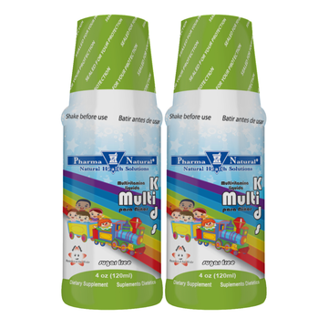 Pharma Natural multivitamínico líquido niños 4 oz + 4 oz