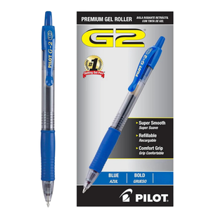 Pilot G2 Premium Gel Roller Pen (0.7mm, Blue)