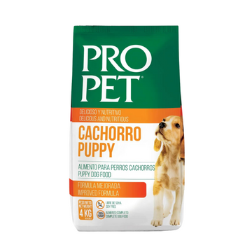 Saco de alimento seco Pro Pet Cachorro de 8.8 lb para crecimiento óptimo