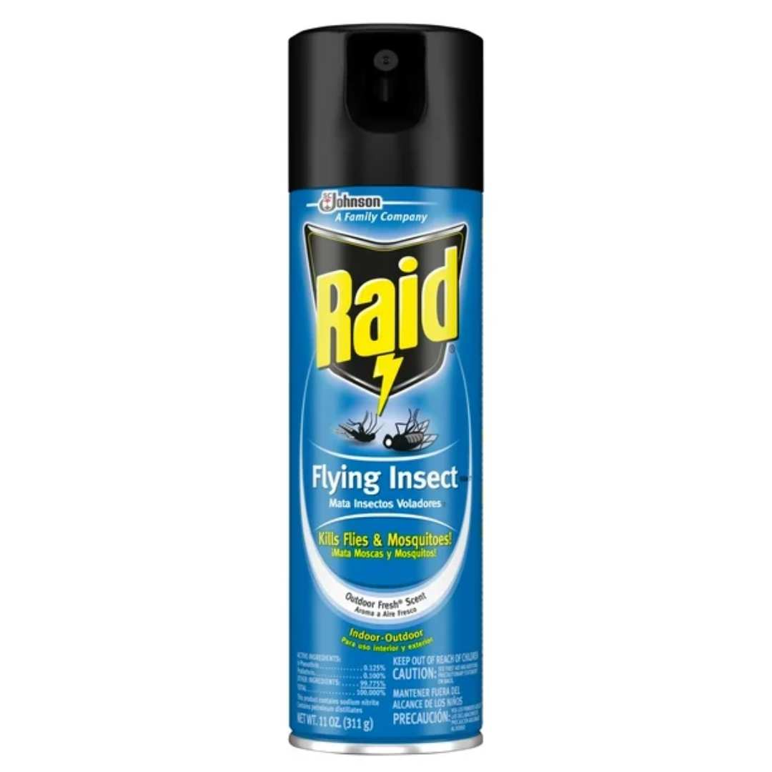 Lata Raid Flying Insects Outdoor Fresh 11 oz para insectos voladores