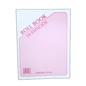 Roll Book libro de asistencia escolar con espiral y cubierta plástica