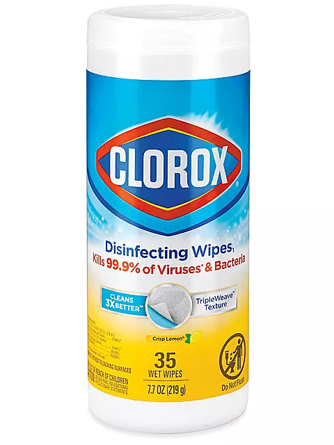 Toallitas desinfectantes Clorox® - Aroma limón, 35 unidades