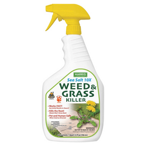 Herbicida Sea Salt 10X para maleza y césped no deseado (32 oz)