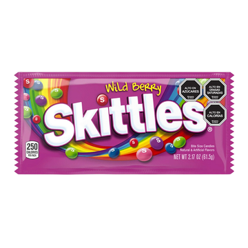 Skittles Wild Berry 2.17 oz caramelos frutales